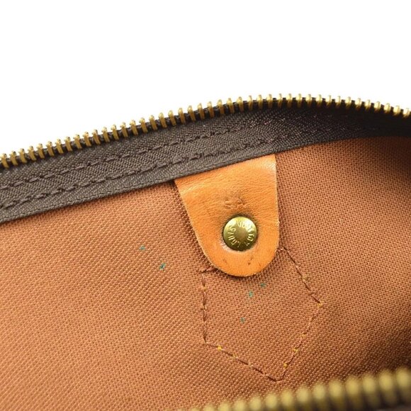 LOUIS VUITTON SPEEDY 35 HANDBAG PURSE MONOGRAM CANVAS - Picture 4 of 11